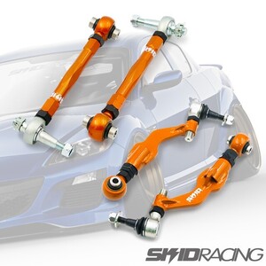 車検OK NC RX-8 アッパーアーム リア セット ロードスター SE3P NCEC キャンバーアーム SKID RACING スキッドレーシング :41-A1 42-D1