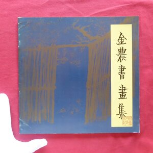 b2図録【金農書画集/1989年・栄宝斎編集出版発行】揚州八怪/文人/書家/画家