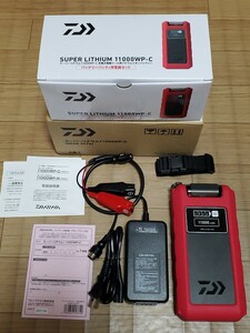 ★超美品使用1回 DAIWA ダイワ スーパーリチウムバッテリー 11000WP 11Ah グローブライド 11000WP-C★