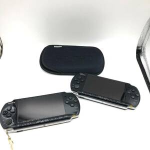 【ジャンク】SONY ソニー PSP-3000 プレイステーション ポータブル 本体2台/プレステ PlayStation ピアノブラック