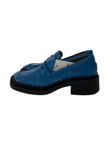 camper◆パンプス/39/BLU/レザー/K201320-010