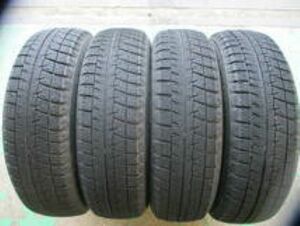 8分山 スタットレス.155/65R14 ブリジストン REVO GZ　4本 A-23