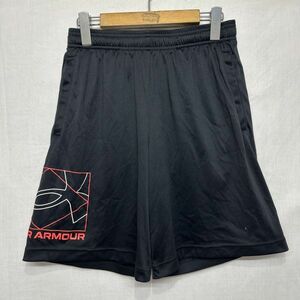 UNDER ARMOUR アンダーアーマー ショート ハーフ パンツ ボトム ショーツ M 黒 ブラック ウエア トレーニング スポーツ b20134