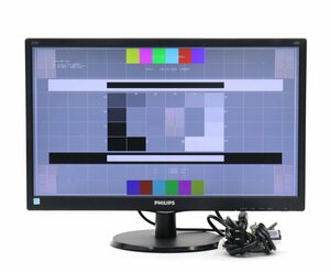 【並品】PHILIPS 223V5LHSB/11 21.5インチ非光沢パネル フルHD 1920x1080ドット HDMI/アナログRGB入力