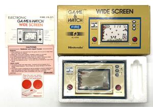 【超美品】任天堂 海外版 ゲーム＆ウォッチ ワイドスクリーン ファイア FR-27 Nintendo GAME&WATCH FIRE