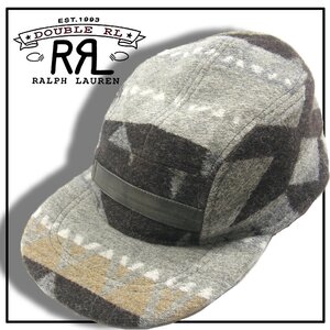 新品 Double RL 【RRL】 5パネル ジェット キャップ TRAPPER HAT 秋冬春 ★342728 帽子 ダブルアールエル ネイティブ ラルフローレン