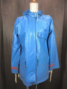 ビンテージ●TOP SIDERレインパーカ水色size S●241120z1-m-jk-otトップサイダーメンズ古着トップスアウトドア