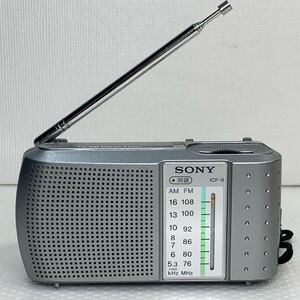 SONY ソニー　ICF-9　ワイドFM対応　FM/AM 2バンドラジオ　コンパクトラジオ　中古品　動作品