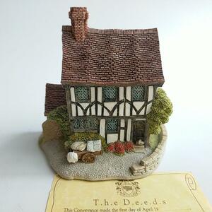 リリパットレーン LILLIPUT LANE「LACE LANE」1991 ミニチュアハウス イギリス 英国 置物 ヴィンテージ アンティーク ハンドメイド