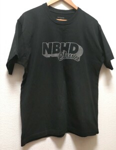 NEIGHBORHOOD ネイバーフッド ロゴ 半袖 Tシャツ ブラック XSサイズ