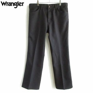 美品 Wrangler ラングラー 82BK ランチャー ドレス ジーンズ 黒 W36 スラックス パンツ スタプレ ビンテージ D146-25-0042XV