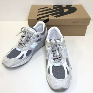 07w2412★1円~ NEW BALANCE 991V2 LIGHT GRAY ニューバランス ライトグレー メンズ 28cm U991LG2 中古品