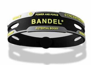 BANDEL バンデル React Bracelet リアクト ブレスレット Black×Yellow ブラック イエロー L 19.0cm