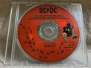 AC/DC DIRTY DEEDS DONE DIRT CHEAP (LIVE) CDシングル 廃盤 レア盤