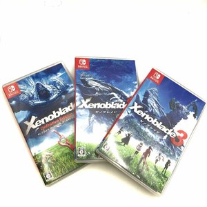 1円 保管品 switch Xenoblade ゼノブレイド ゲーム ソフト Nintendo スイッチ 3枚 セット m13306