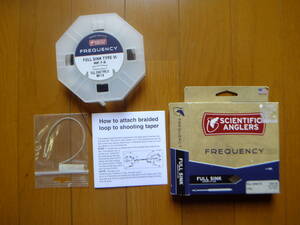 SCIENTIFIC ANGLERS FREQUNCY FULL SINK Ⅵ WF-7-S 117302 100FT 30M DK GRAY 新品 定価11550 箱少し破れ