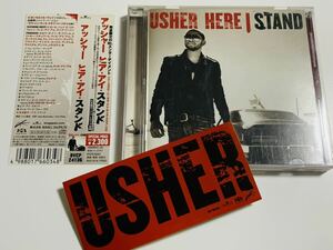 ① / 帯付き / ステッカー付き / アッシャー / USHER / HERE I STAND / ヒア・アイ・スタンド /