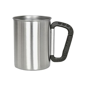 (ベルモント) ステンミリタリーマグ450 ブラック BM-150 041503 MUG カラビナ