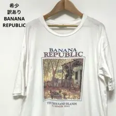 希少 訳あり BANANA REPUBLIC バナナリパブリック Tシャツ L