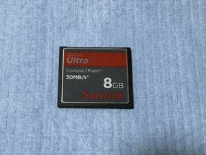  San Disk Ultra CFカード コンパクトフラッシュ 8GB 30MB/s 動作品 