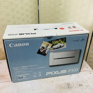 開封保管品 Canon キャノン PIXUS iP100 モバイルプリンター インクジェットプリンター/063-05