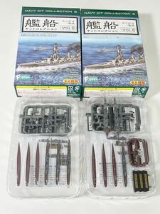 1/2000 F-toys エフトイズ 艦船キット コレクション vol.6 スリガオ海峡 日本 駆逐艦 山雲 満潮 朝雲 フルハル 洋上ver. 2種