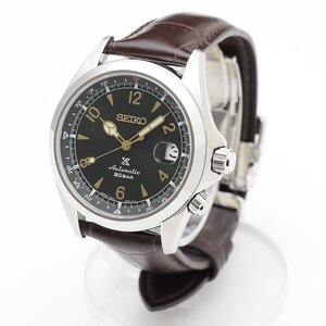 ◆534697 新品同様 PROSPEX プロスペックス SEIKO セイコー デイトAT自動巻き腕時計 オートマチック アルピニスト グリーン SBDC091 メンズ