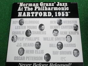 【送料無料】中古レコード ★"NORMAN GRANZ" JAZZ AT THE PHILHARMONIC HARTFORD, 1953 USA/PABLO LIVE:2308-240 