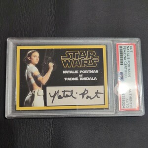 超貴重!! 1/1 【 直筆サイン !! PSA AUTO 】ナタリーポートマン Natalie Portman Autographed スターウォーズ Star Wars Card 