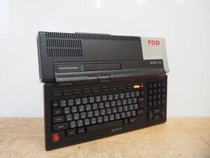 ☆【2T1127-42】 SONY ソニー MSX2 パーソナルコンピューター HB-F1XDmk2 100V HIT BIT FDD ジャンク