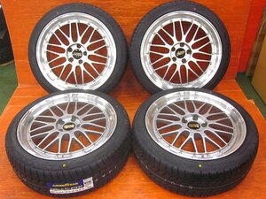 【Y4】BBS LM185H 20インチ 8.5J +36 PCD114.3 5H φ60mmハブリング付 グッドイヤー EAGLE LS EXE 245/40R20(新品タイヤ) アルファードなど