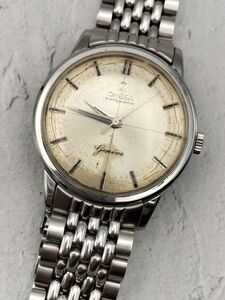 U379 1円～ 稼動品 オメガ OMEGA ジュネーブ geneve 自動巻き AUTOMATIC 腕時計 シルバーカラー メンズ