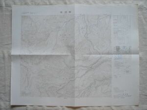 【地図】 空沼岳 １：25,000 昭和56年発行/ 北海道 札幌市 恵庭市 真駒内 ラルマナイ川 簾舞川 金山沢 鞍馬越 万計沢 バケノ沢 国土地理院