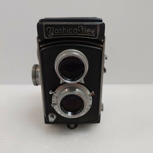 立★1円〜ジャンク品 Yashica ヤシカ Yashicaflex フィルムカメラ 二眼レフ 1:3.5 f=80mm 動作未確認