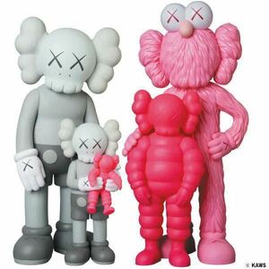 【未開封品】MEDICOM TOY メディコムトイ カウズ KAWS FAMILY PINK ファミリー ピンク ベアブリック 国内正規品 KAWS TOKYO FIRST 新品