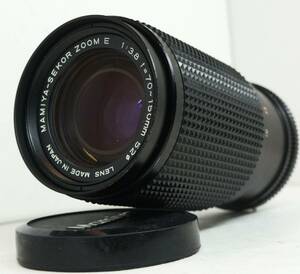  ☆外観美品・人気の望遠レンズ☆　マミヤ用 MAMIYA-SEKOR ZOOM E f=70-150mm F3.8 (I0357)