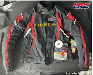 【2024新作/新品未使用】 HRC×HONDA 防寒防風PREST RIDERSストレッチジャケット ブラック/レッド [LL]サイズ 　フーディ RS クシタニ CBR