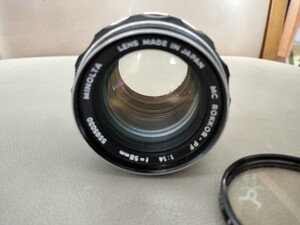 ミノルタ　一眼レフレンズ　MC ROKKOR-PF 58mm 1.4