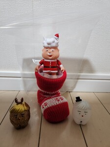 田宮製作所　珍宝くん　クリスマスセット　珍宝サンタ、玉三郎トナカイ、玉三郎雪だるま　完売品 ソフビ sofvi