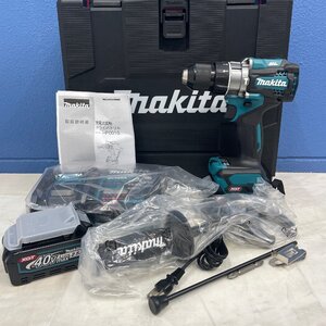 ω未使用品【MAKITA マキタ 充電式電動ドライバドリル HP001GRDX 電動工具 現場道具 建築土木 大工 バッテリ2個 充電器付き 箱】TK3840