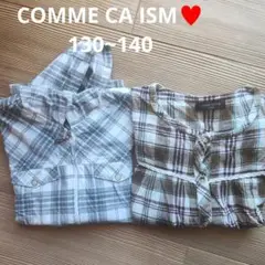 春先☘️女の子COMME CA ISM 130~140まとめパーカー&チェニック