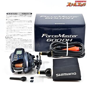 ★☆【シマノ】 20フォースマスター 600DH 使用距離50.5km 使用105時間 ゴメクサス110mmカスタムダブルハンドル装着 SHIMANO★☆m38277