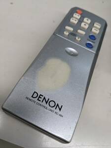 【FNB-6-1】DENON RC-984 D-AZ03用リモコン CD/MD コンポ用リモコン　動確済