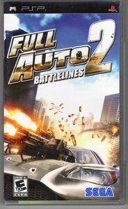 PSP◆北米版　Full Auto 2: Battlelines フルオート2 国内版本体動作可