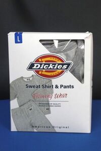 Dickies ディッキーズ メンズ ラウンジ セット トレーナー&スウェットパンツ 上下セット グレー サイズL 裏起毛