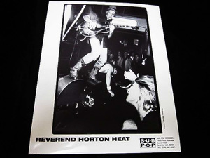 貴重!!!!! ★ プロモ写真 フォトシート ★ Reverend Horton Heat レヴァレンド ホートン ヒート 2 ★ サイコビリー ネオロカビリー