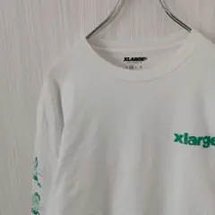 X-LARGE　ロンＴ　長袖　カットソー　メンズ　ロゴ