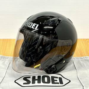 ★SHOEI J-STREAM ジェットヘルメット ブラック XLサイズ 内装難あり 《送料無料》