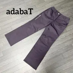 adabat アダバット レディース　ゴルフパンツ　ゴルフウェア　パープル 紫