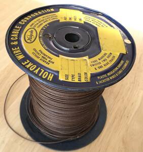 ☆Holyoke 22AWG Wire Brown 単線 1m/380円